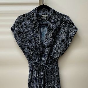 H&M white and blue romper 6US